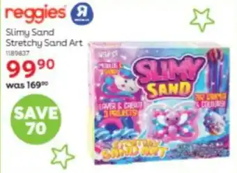 ToysRUs Reggies Slimy Sand Stretchy Sand Art offer
