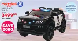 ToysRUs Reggies Police SUV 12V Ride On offer