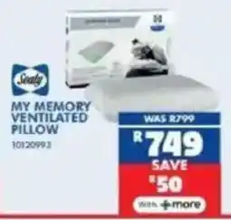 Russells Sealy my memory ventilated pillow offer