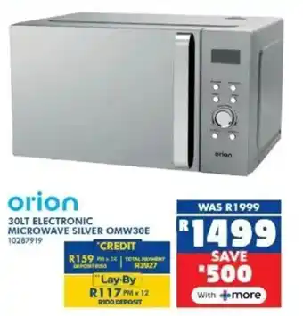 Russells Orion electronic microwave silver offer