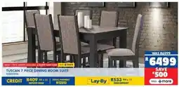 Russells Tuscan dining room suite offer