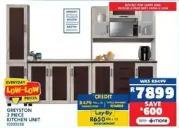 Russells Greyston kitchen unit offer