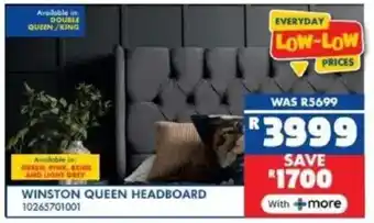 Russells Winston queen headboard offer