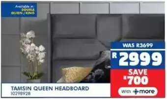 Russells Tamsin queen headboard offer