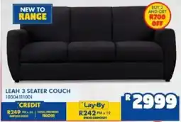 Russells Leah 3 seater couch offer