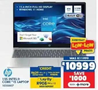 Russells Hp 15s intel core i5 laptop offer