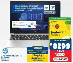 Russells Hp 255 amd ryzen 3 laptop offer