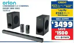Russells Orion cinemabar 5.2 channel dolby sbw 5002 offer