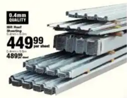 Build It IBR Roof Sheeting offer