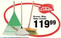 Build It Broom, Mop, Rake Combo offer