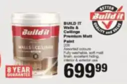 Build It BUILD IT Walls & Ceilings Premium Matt Paint offer