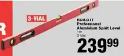 Build It BUILD IT Professional Aluminium Spirit Level offer