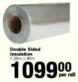 Build It Double Sided Insulation offer