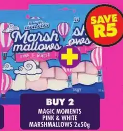 Shoprite Magic moments pink & white marshmallows offer