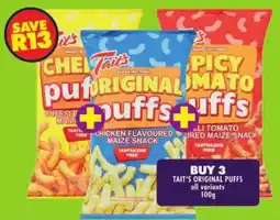Shoprite Tait's original puffs offer