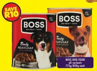 Shoprite Boss dog food offer