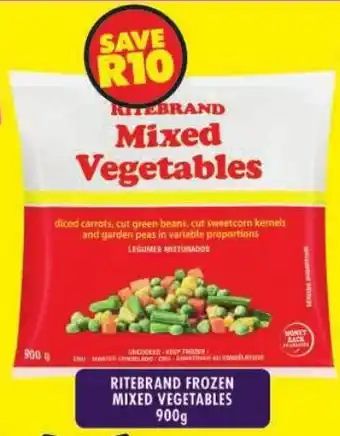 Shoprite Ritebrand frozen mixed vegetables offer