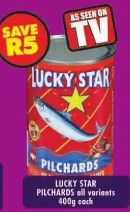 Shoprite Lucky star pilchards offer