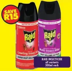 Shoprite Raid insecticide offer