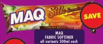 Shoprite Maq fabric softener offer