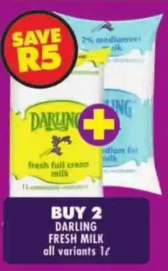 Shoprite Darling fresh milk offer