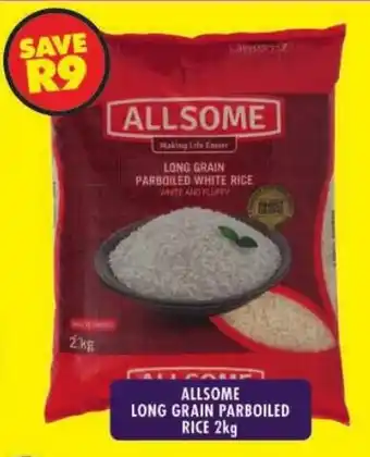 Shoprite Allsome long grain parboiled rice offer