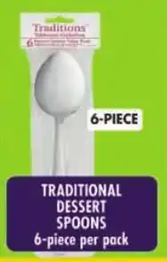 Shoprite Traditional dessert spoons offer