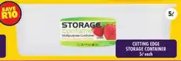 Shoprite Cutting edge storage container offer