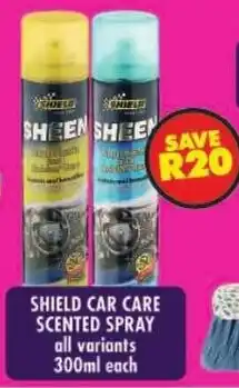 Shoprite Shield car care scented spray offer