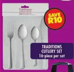 Shoprite Traditions cutlery set offer