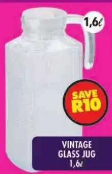 Shoprite Vintage glass jug offer