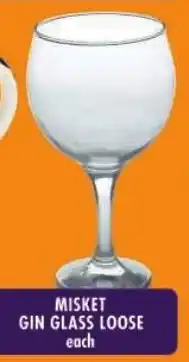 Shoprite Misket gin glass loose offer