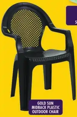 Shoprite Gold sun midback plastic outdoor chair offer
