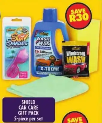 Shoprite Shield car care gift pack offer