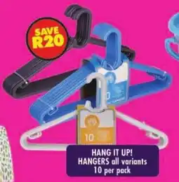Shoprite Hang it up! hangers offer