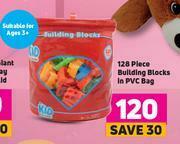 128 Piece Building Blocks In PVC Bag