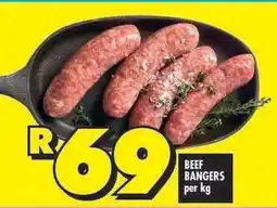 Shoprite BEEF BANGERS offer