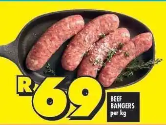 Shoprite BEEF BANGERS offer