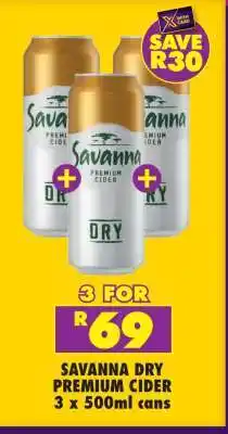 Shoprite Savanna Dry Premium Cider offer
