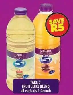 Shoprite TAKE 5 FRUIT JUICE BLEND offer