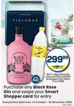 Pick n Pay Black Rose Gin offer