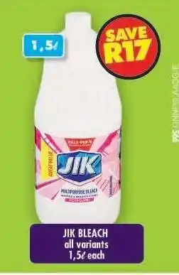 Shoprite Jik Bleach offer