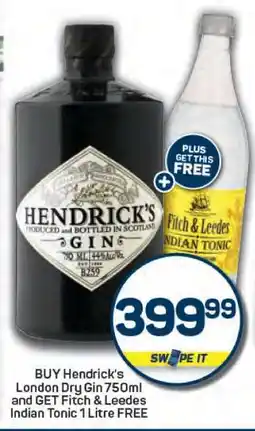 Pick n Pay Hendrick's London Dry Gin 750ml offer