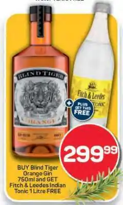 Pick n Pay Blind Tiger Orange Gin 750ml offer