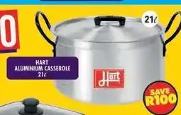 Shoprite HART ALUMINIUM CASSEROLE 21ℓ offer