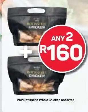 Pick n Pay PnP Rotisserie Whole Chicken Assorted offer