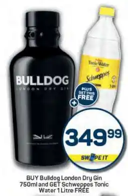 Pick n Pay Bulldog London Dry Gin 750ml offer