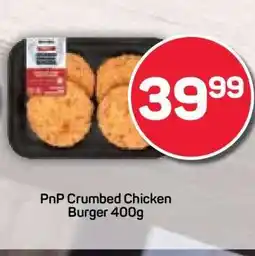 Pick n Pay PnP Crumbed Chicken Burger 400g offer