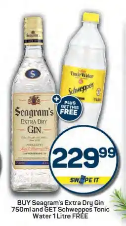 Pick n Pay Seagram's Extra Dry Gin 750ml offer