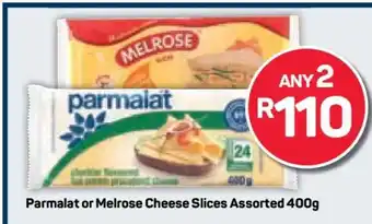 Pick n Pay Parmalat or Melrose Cheese Slices Assorted 400g offer